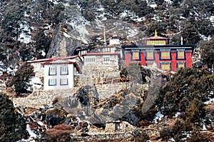 Khunde Monastery in Khunde Village, Solukhumbu, Everest Region in Nepal photo