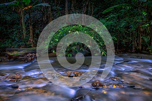 Khunkorn waterfall at Chiangrai Thailand, Famous destination in Thailand.