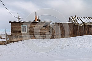 Khuzhir village near Lake Baikal, Russia Mar 2018