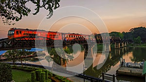 Khwae Yai Bridge in Kanchanaburi Province, Thailand.