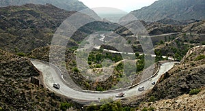 The Khyber Pass in northern Pakistan photo