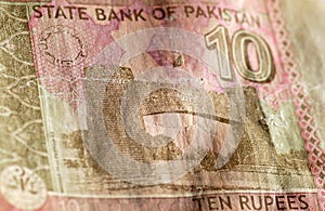 Khyber Pass, Peshawar Pakistan banknote