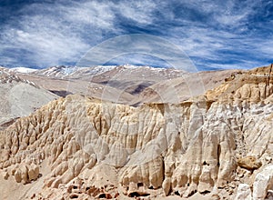 Khyunglun caves in Garuda Valley, Western Tibet