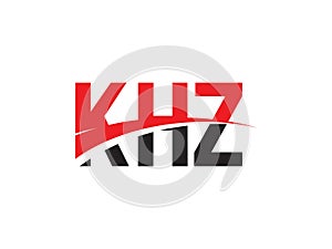 KHZ Letter Initial Logo Design Vector Illustration photo