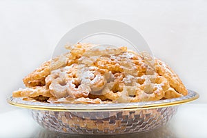 Kia- shebakia Moroccan cookies flower-shaped photo