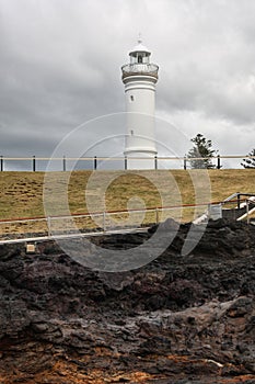 Kiama Blowhole lighthouse in Australia