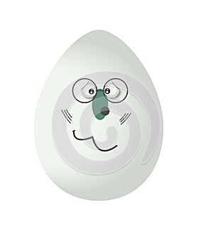 Easter egg emoji emocion vector photo