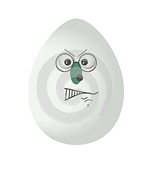 Easter egg emoji emocion vector photo