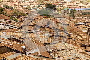 Kibera Slum Roof tops Horizon