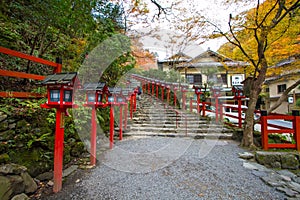 Kibune, Kyoto during fall
