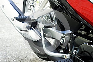 Kick start motorcycle