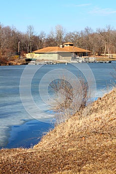 Kickapoo Landing on Clear Pond