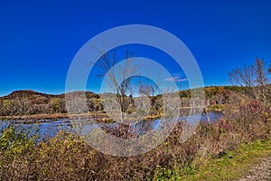 Kickapoo River valley in the Kickapoo Valley preserve