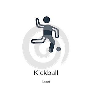 Kickball icon vector. Trendy flat kickball icon from sport collection isolated on white background. Vector illustration can be