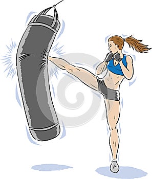 Kickboxer	girl