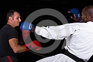 Kickboxing versus karate