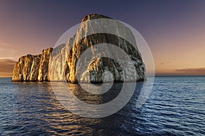 Kicker Rock at Sunset - Galapagos Islands photo