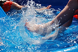 Kicking in Pool