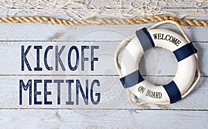Kickoff Meeting - Welcome on Board
