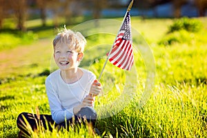 Kid at 4th of july