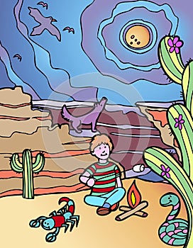 Kid Adventure: Desert Campground