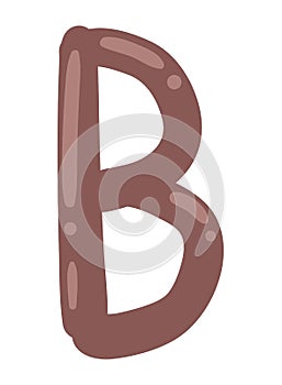 kid alphabet letter B