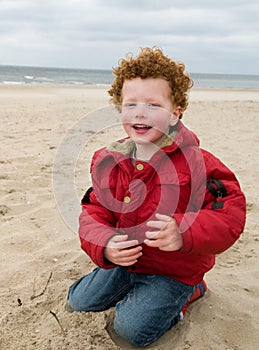 Kid at Beach