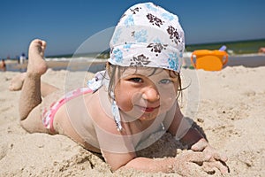 Kid on the beach