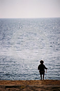 Kid at the Black Sea - Romania