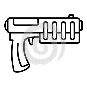Kid blaster icon, outline style