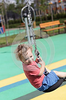 Kid at cableway