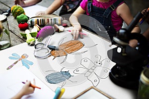 Kid Drawing Placard Felt Pen Table