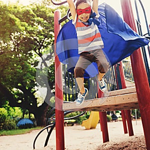 Kid Dressup Superhero Playground Concept