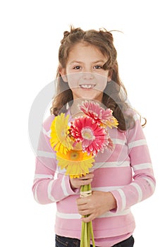Kid gift of flowers