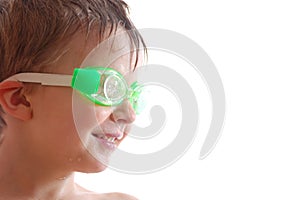 Kid with goggles