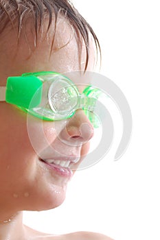 Kid with goggles