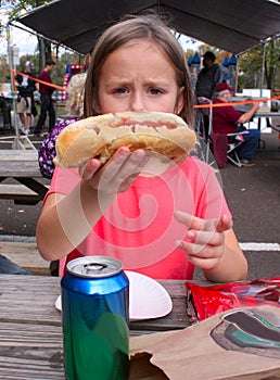 Kid and Hotdog