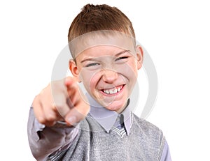 Kid pointing at You