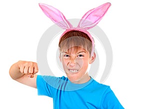 Kid with Rabbit Ears