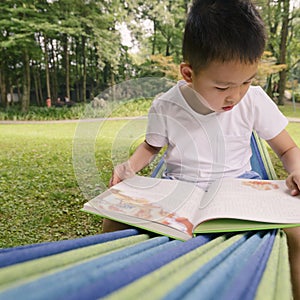Kid reading