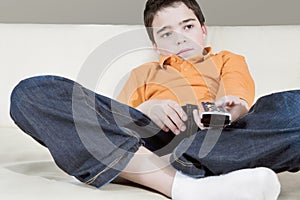 Kid with Remote Control