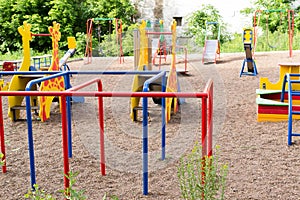 Kid's Modern Playground in Bright Colours