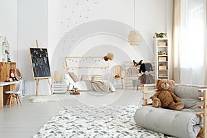 Kid`s stylish bedroom