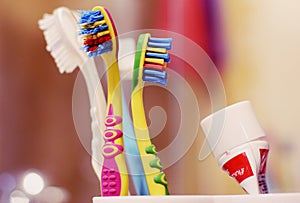 Kid`s Toothbrush and toothpaste