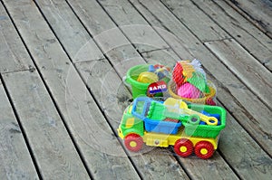 Kid's toy for playing sand