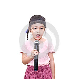 Kid speaking