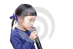 Kid speaking