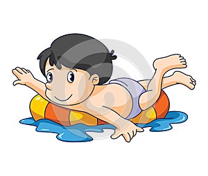 Kid swim