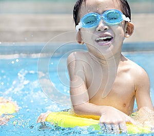 Kid in Swimming Pool