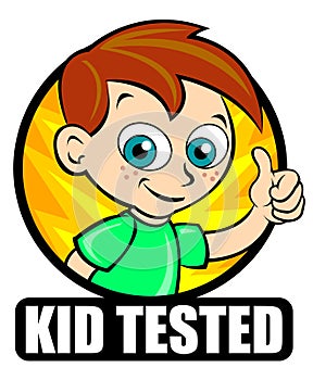 Kid Tested Icon photo